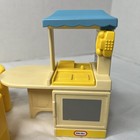 Little Tikes Vintage Dollhouse Furniture Kitchen Table 4 Chairs    Island