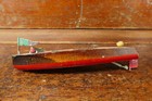 Rare Vintage Original Keystone Electric Battery Operated Wood Pond Boat Toy - 9   