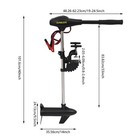 Fishing Boat Engine Outboard Electric Trolling Motor 65lbs 12v Short Shaft 40cm