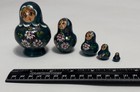 Russian Nesting Dolls 5 Pieces Miniature Tallest 3  Hand Crafted Wood Matryoshka