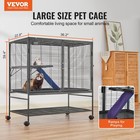 Vevor 39  Rolling Metal Ferret Cage  Large 2-tier Critter Nation Cage  Small