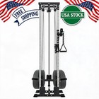 Wall Mount Cable Machine     Dual Pulley  400lbs  20 Height Settings