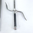 Vintage Traditional Manji Sai 19 5 Inch Set Chrome Metal Karate Kobudo Training