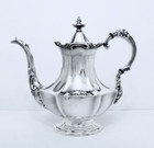 1949 Reed   Barton Victorian Pattern Rococo Early  Weighted Tea Coffee Pot 6705