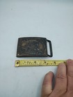 Vintage Henry Ford Belt Buckle Brass Model T Automobile Detroit Michigan 4 x2 