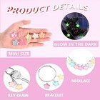 Glow In The Dark Star Charms Luminous Resin Pendants Charms Bulk Star 140