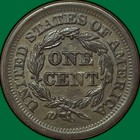 1851 N-6 R-1 Braided Hair Large Cent Choice Uncirculated Unc  Coin  32870