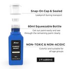 24 Colors Fabric Paint For Clothes Permanent  Soft Fabric Paint In Bottles Wi   