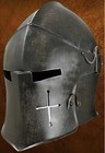 Medieval Knight Barbute Helmet Knight Templar Crusader Armour Helmet Roman Spart
