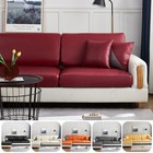 1 2 3 4 Pu Leather Sofa Cushion Cover Waterproof Sofa Couch Seat Cover Full Wrap
