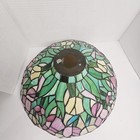 Vintage Tiffany Style 15 Inch Rose Stained Glass Lamp Shade