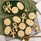 Set Of 3 Ancient Egypt Cookie Cutters - Ankh  Eye Of Horus  Scarab Beetle