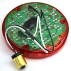 Led Light 4  Pearl Red Lens 24 Red Leds For 1156 Socket 3 Screw Gg 76152 Each
