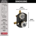 Delta Rough Multichoice Integrated Diverter Brass-certified Refurbished