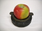 Rare Vintage 2-part Firestone Truck Tires Ashtray-heavy Brass   Rubber-vg