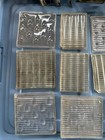 Antique Luxfer Glass Raindrop Tile Frank Lloyd Wright Related  4x4   2x4   Frame