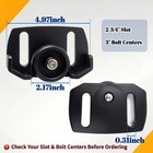 Universal Rolling Skid Shoes With Hardware For Mtd Cub Cadet 490-241-0038