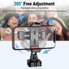 Manbily Dual Phone Tripod Mount Holder  Metal  360   Rotation  Cold Shoe