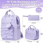 Fimibuke Backpack For School Girls  4 Pcs Waterproof Teen Kid Backpacks Set