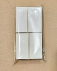  100  White Paper Inserts  2  X  2  Double Pocket Coin Flip Holders