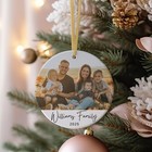 Custom Photo Christmas Ornament     Personalized Holiday Gift