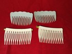 Vintage Side Hair Combs Marble 