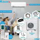 Klimaire 12 000 Btu 20 8 Seer2 Ductless Mini-split Heat Pump Air Conditioner