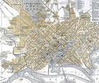 1896 Johnson Map Washington Dc Georgetown Us Capitol Smithsonian Mal Landmarks