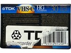 Tdk Vhs-c Hg Ultimate 30 New Nip Blank Camcorder Video Cassette Tape