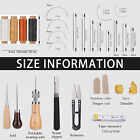 Portable Speedy Sewing Stitcher Awl Kit With Leather Sewing Waxed Thread Needles