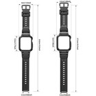 For Apple Watch Series 10 46mm 42mm Rugged Tpu Sport Band With Case Shockproof