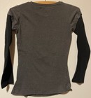 Disney Frozen Girl   s Size Large 10 12 Long Sleeve Gray Shirt Blue Elsa Graphic