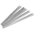 5pairs Premium Reusable Metal Stainless Steel Chopsticks Lightweight Chop Sticks