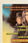 Original Vintage Movie Poster Once Upon A Time In The West 1sh Western Linen