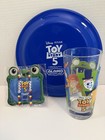 Disney Toy Story 5 Glass  Frisbee   2 Bracelets Alamo Drafthouse Sold Out
