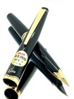 Pilot Elite Vintage Fountain Pen Black 14k Gold Fine F Nib 14k-585 Made In Japan
