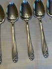 7 Vintage 1847 Rogers Bros Daffodil International Silver Plated Teaspoons 1950 s