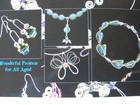 Beading Pattern Book Bead Fancy Jewelry W  Silver Wire