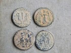 Lot Of 4 Roman Imperial  27 Bc-476 Ad  Bronze Coins