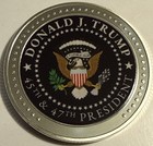 Donald Trump 1 Oz Silver Metal Big Beautiful Collectors Coin Not Fine Silver