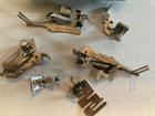 Lot Of Vintage Singer Sewing Machine Parts   Attachments In Box