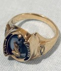 Vintage 1969 Webb City High School Class Ring-sz 6 5  10k Gold  6 72 G-stunning 