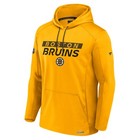 Men s Fanatics  Gold Boston Bruins Authentic Pro Rink Fleece Pullover Hoodie