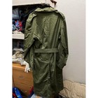 Vintage Us Army Korean War Green Med Og-107 Field Trench Coat Liner Military 50s