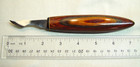 Unique Helvie Upsweep Wood Carving Knife With Original Sheath