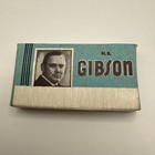 Set Of 12 H r  Gibson Double Edge Razor Blades In Original Boxes