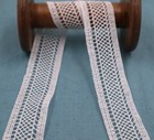 French Antique Bobbin Lace Trim Cotton Dentelle Du Puy En Velay Ribbon Vintage