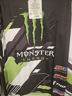 Monster Energy Shirt Men s Size Medium Long Sleeve Arenacross Jersey Logo V-neck