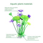 1pc Artificial Fish Tank Plastic Plants Aquarium Aquatic Flower Ornament Decor