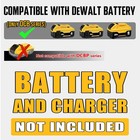 Fit Dewalt 20v Max Battery Brushless 12 In  Compact Cordless Chainsaw W 2 Chains